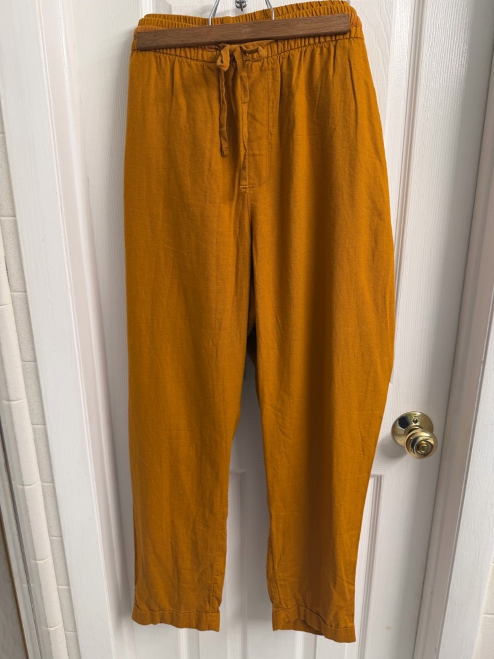 Old Navy women's Drawstring Joggers - Mustard Yellow